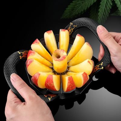 China Sustainable Kerneling Tool Fruit Cutter Zinc Alloy Apple Slicer for sale