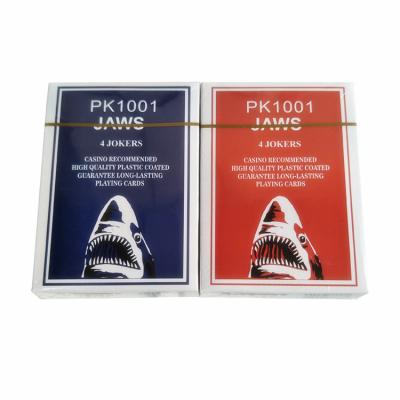 China PK1001 China Manufacturer Supply Paper JAWS 4 Standard Jokers Paper Cheap Playing Cards for sale