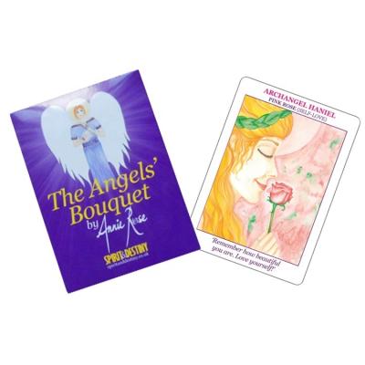 China Angels Bouquet Wholesale Angel Answers Oracle Cards Paper Custom Printed Tarot Cards JP009 for sale