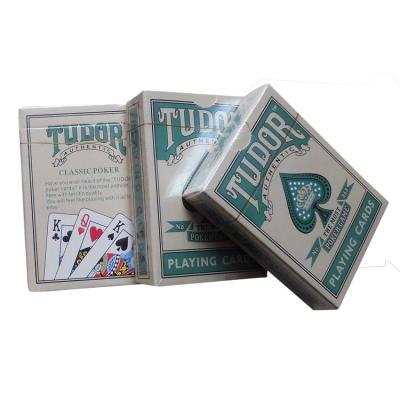 China JP032 Poker Card Maker Supplier Finely Made Custom Cards Paper Poker Casino Playing Cards For Clubs for sale