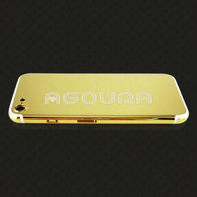 China Protect Accept OEM Luxury Gold Housing Back Cover For iphone7 for sale