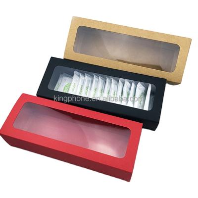 China Recyclable Customized Baking Food Packaging Box With PVC Window Opening for sale