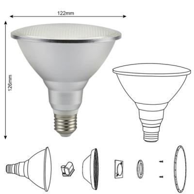 China Landscape Spotlights Par38, Par20 AC175-265V 3000K for Hotel and Family use for sale