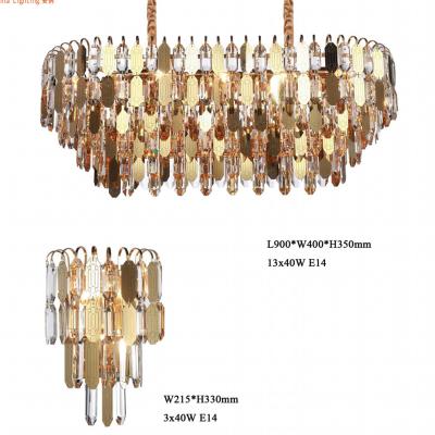 China G4 Geleide het Plafondcirkel Modern Groot Rond Ring Chandelier Crystal Hotel Or van de Tegenhangerverlichting onderaan Rijtjeshuis Te koop