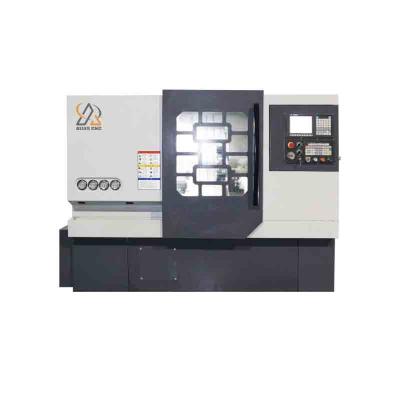 China Hotels Alloy Wheel Rim Repair CNC Turn Slant Metal CNC Lathe Bed Wheel Rotating Lathe New for sale