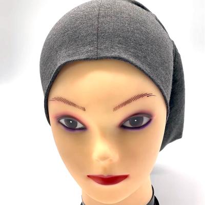 China New Design Plush Cloth Inner Lining Satin Hair Cap Warmth Hair Care Cotton Breathable Cotton Sleep Cap Soft Fashionable Sleep Hat for sale