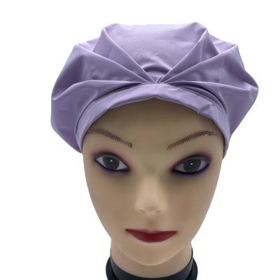 China Amazon Viable Hot Selling Repeated Use TPU Shower Cap Custom Waterproof Shower Cap Women for sale