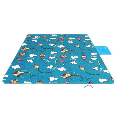 China Hot Selling Extra Large PVC Waterproof Foldable Moisture Proof Printing Eco-Friendly Beach Mat Travel Picnic Camping Mat Picture for sale