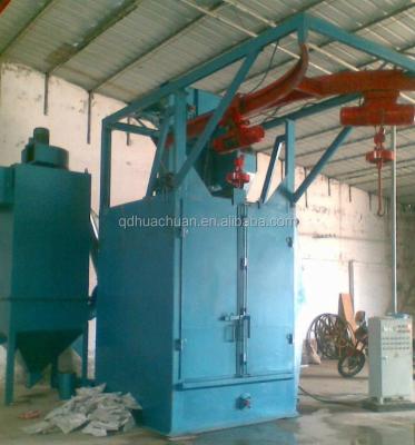 China High Efficiency Q37 Hook Shot Blasting Machine For LPG Cylinder Surface Cleaning for sale