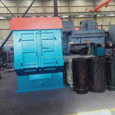 China Critical Cleaning/Residue-Free Aluminum Small Parts Cleaning Tumble Rubber Belt Shot Blasting Machine Q3210 for sale