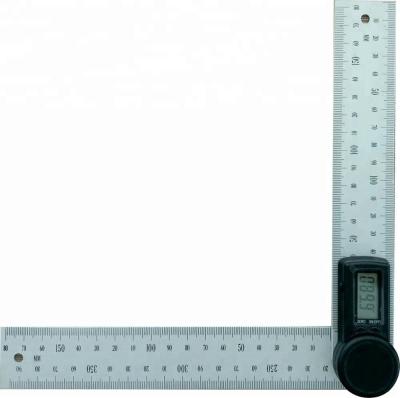 China Measures Carpenter or Similar 2in1 Digital Angle Finder Meter Protractor Foil with Movable Blade Ruler 360 Degree 200mm 0~999.9 Degree Range for sale