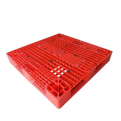 China Single Faced Single Faced Plastic Pallet 1100x1100x150mm Use At Industrial Warehouse Or Logistic Transportation Or Supermarket for sale