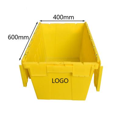 China New pp foldable easy moving plastic folding box 60x40x35 solid box crates crate for sale