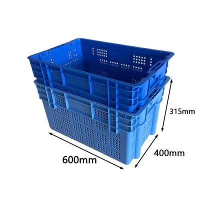 China Plastic Mesh Manufacturing Food Grade Fruit Delivery Vegetable Crates On Sale for sale