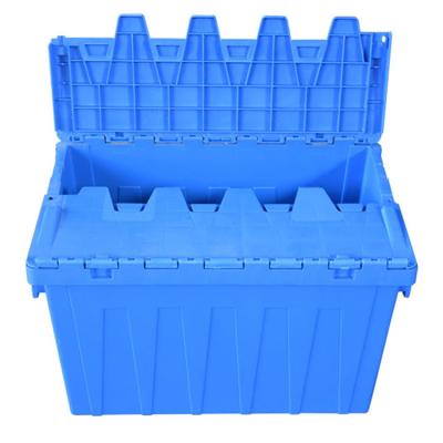 China Environmntally friendly plastic box moving custom large size custom LOGO moving logistics plastic box large 610x400 for sale