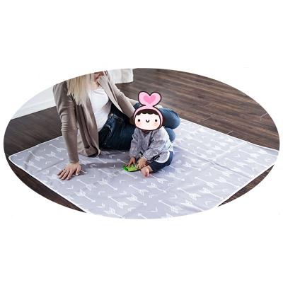 China Baby Splat Mat Baby Floor Mat Non-Slip Food Liner for Beneath Umpire Chair for Eating Mess with Non-Skid Backing for sale