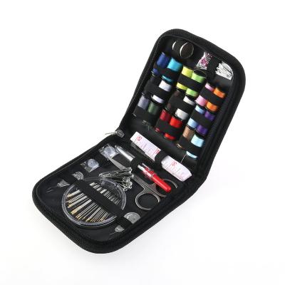 China Mini Empty Sewing Kit Zipper Viable Case Polyester Nylon Sewing Needles Storage Boxes for Travel and Home for sale