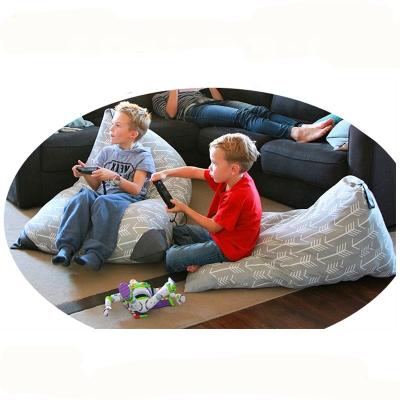 China Eco-Friendly Plush Bean Bag Chair Storage For Kids And Adults Soft Cover Large Couch Cozy And Comfortable Bed for sale