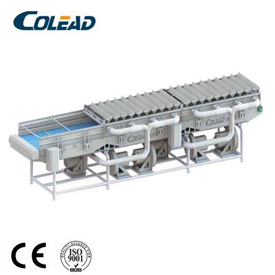 China Hot Sales Adjustable Speed ​​Vegetable Dewatering Machine / Lettuce Dewatering Conveying Belt Of Colead for sale