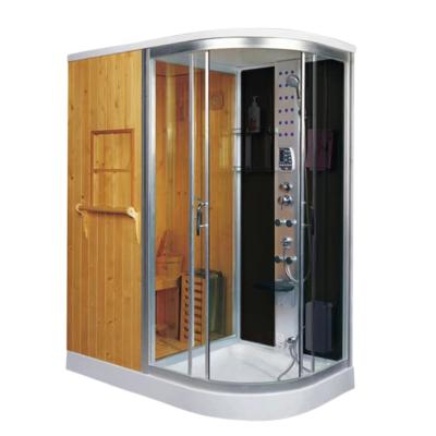 China Computer Control Panel Family Steam Sauna Room Personal Steam Shower Sauna Combination for sale