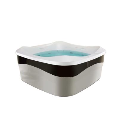 China Luxury Large Size Indoor 4 Person Modern Bathtub Whirlpool Tub for sale