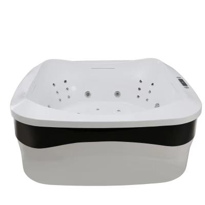 China Freestanding Self-cleaning 4 Person Hot Tub Swimming Pool Massage Acrylic Bathtub Spa Pools Massage Bathtubs for sale