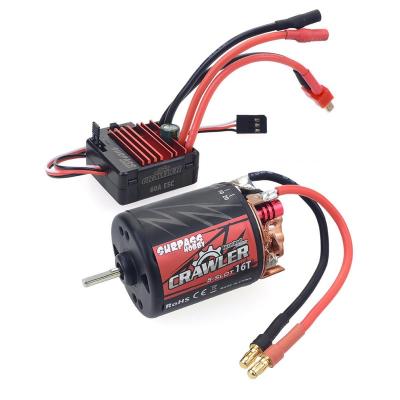 China RC Hobby Surpass Hobby 540 5-Slot Brushed Motor with 60A ESC Combo Set for 1/10th crawler rc cars for sale