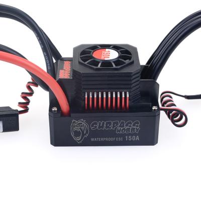 China Radio Waterproof Toy SURPASSHOBBY Electric Control System150A ESC Speed ​​Controller For RC 1/8 RC Car for sale