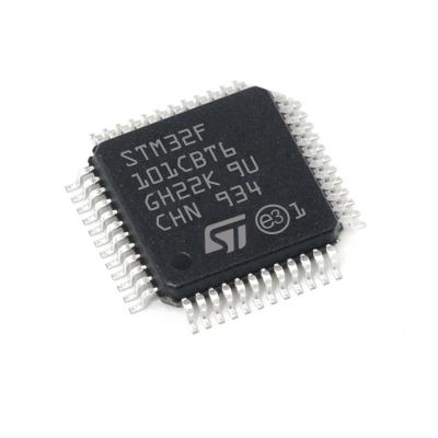 China Brand new original electronic single chip microcomputer IC MCU of component LQFP-48 chip STM32F101CBT6 for sale