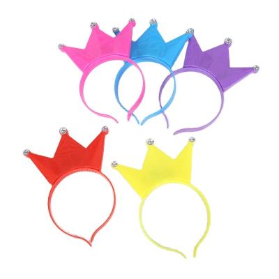 China Party Magic Wand Glow Stick LED Light Queen Crown Headband Fairy Magic Colorful Flash Headband for sale