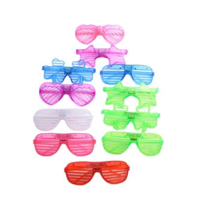 China Popular Cold Light LED Glass Toy Shutters Glass Toy Nightclub Concert Party Flashing Holiday for sale