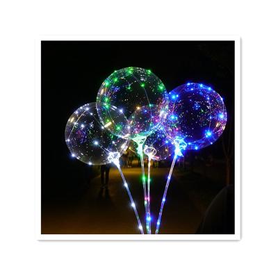 China Advertising Toy Bobo Ballon 20 Inch LED Balloon Light Stick Glow Party Remote Control Holiday Decoration Wholesale for sale