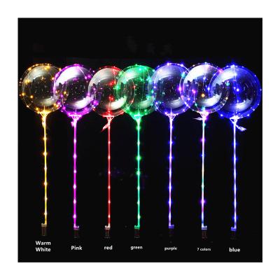 China Promotional Toy Wholesale Valentine's Day Bobo Ball LED Light Bar and Party Wedding Decoration Printing Ball Color Light Bar for sale