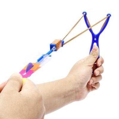 China New Catapult Electronic Luminous Flying Arrow Small Catapult Electronic Luminous Arrow Flashing Toy Luminous Ejection LED Slingshot Flying Arrow Double Flashing Arrow for sale