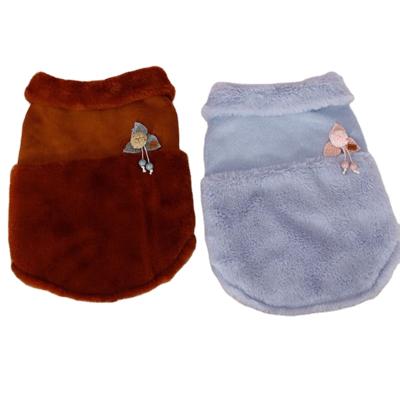 China Teddy Dog Clothes Winter Soft Viable Clothes Warm Dog Clothes Winter Dog Clothes For Puppy Coat for sale