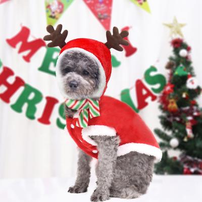 China Custom Viable Design Pet Clothing Dog Cat Logo Coat for Christmas Dog Clothes for sale