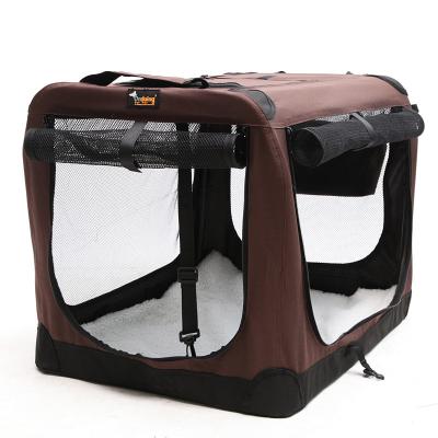 China Breathable Portable Soft Sided Pet Large Travel Handbag Airline Designer Luxury Dog Carrier Approved Carrying Bag for sale