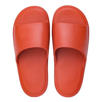 China Simple Home Indoor Bathroom Slippers Summer Non-slip Slippers Solid Color Anti-skid Bath Slippers for Men and Women for sale