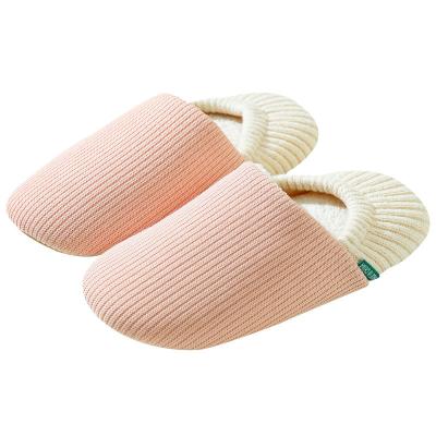 China Japanese Root Cotton Slippers Velvet Plush Floor Anti-skid Single Wrapped Soft Non-slip Single Slippers For Women for sale