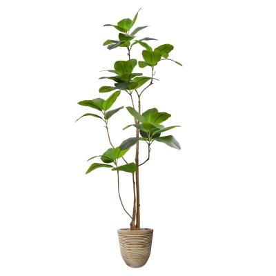 China Wholesale 180cm Artificial Rubber Ficus Plant Hot Sale Home Artificial Rubber Ficus New Design For Home Office Mall Cafe for sale