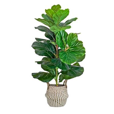 China Wholesale 100cm Home Fake Fig Tree Artificial Rigged Plant Artificial Fig Tree New Design For Home Office Mall Store for sale