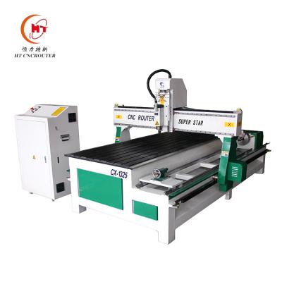 China MDF 4 Axis Large CNC Router Woodworking Machine 3D Rotary CNC Router Machine for sale