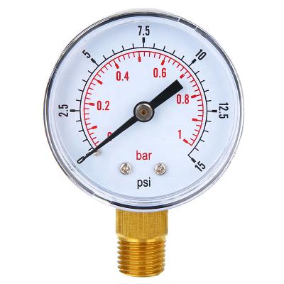 China For gaseous and liquid media industries factory used mechanical hydraulic pressure gauge pressure gauge oil pressure gauges for sale