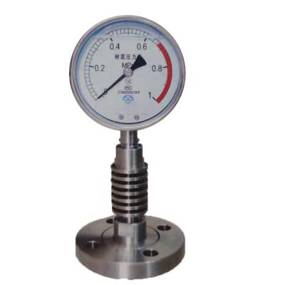 China For Media Stainless Steel Screw Thread Connection Diaphragm Seal Gas And Liquid Pressure Gauge for sale