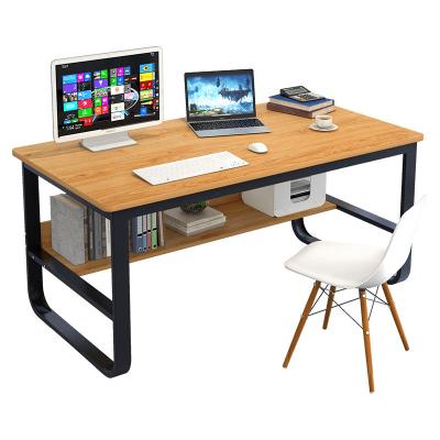 China Other Home Office Student Wooden Study Writing Desk Computer Desks With Storage Shelf for sale