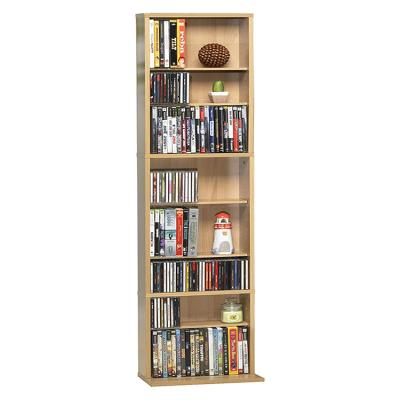 China Adjustable Antique Style Large Bookcase Wooden Shelf File Storage Desk Media CD Storage Cabinet (Other) for sale