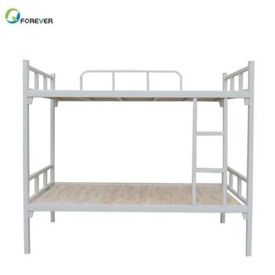 China (Other) Staff Dormitory Iron Frame Adjustable Bed Thickened Student Double-Decker Female High-Even Bed for sale