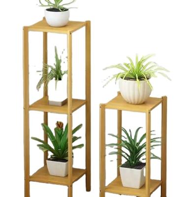 China Flower Rack Flower Pots Organizer Firm Multi-Layer Indoor Outdoor Wooden Shelf for sale