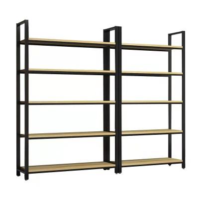 China Environmental Friendly Multi-Layers Supermarket Shelves Storage Display Cabinet Display Stand Rack for sale