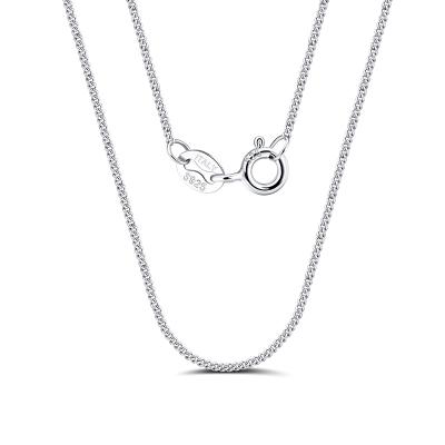 China Wholesale Custom Cheap Romantic 3 Layers Rhodium Plated Romantic 925 Link Chain Sterling Silver Jewelry Long Necklace Chains for sale